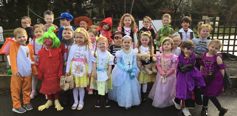 Our Reception children in their Reading week Costumes – 4th march 2022
