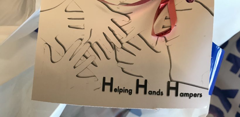 Helping Hands donate some hampers to our more vulnerable families – February 2021