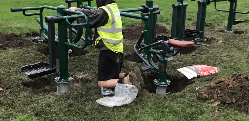 Our New Outdoor Gym Equipment – November 2022