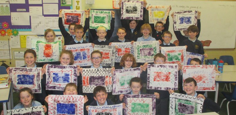 Anglo Saxon Printing with Year 5 – 10th January 2018