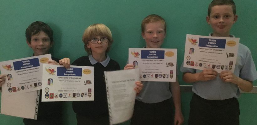 Year 3 and 4 Poetry Competition Winners – 5th July 2022