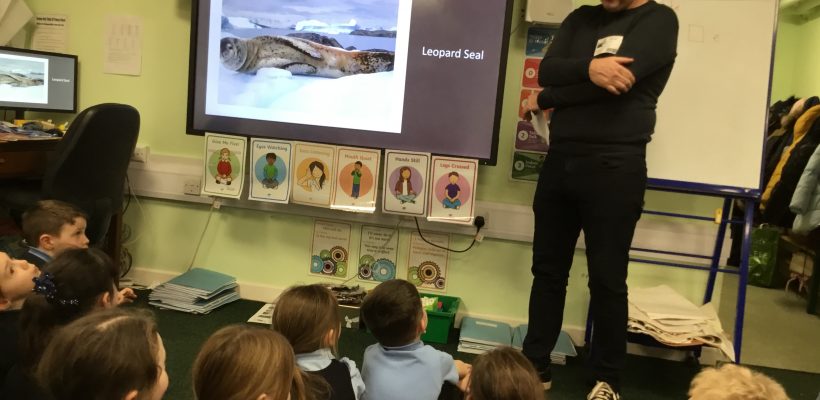 Mr Dyson teaches Year 2 about Antarctica